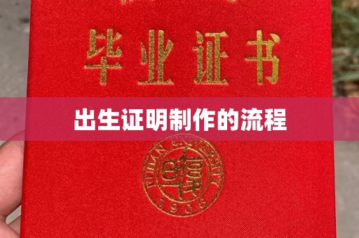 崇仁出生证明制作的流程