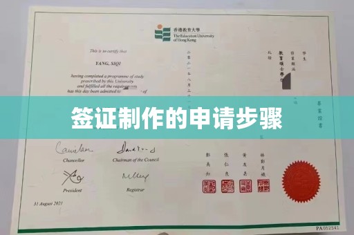 崇仁签证制作的申请步骤