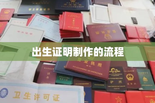 崇仁出生证明制作的流程