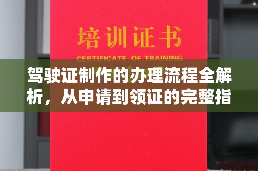 崇仁驾驶证制作的办理流程全解析，从申请到领证的完整指南